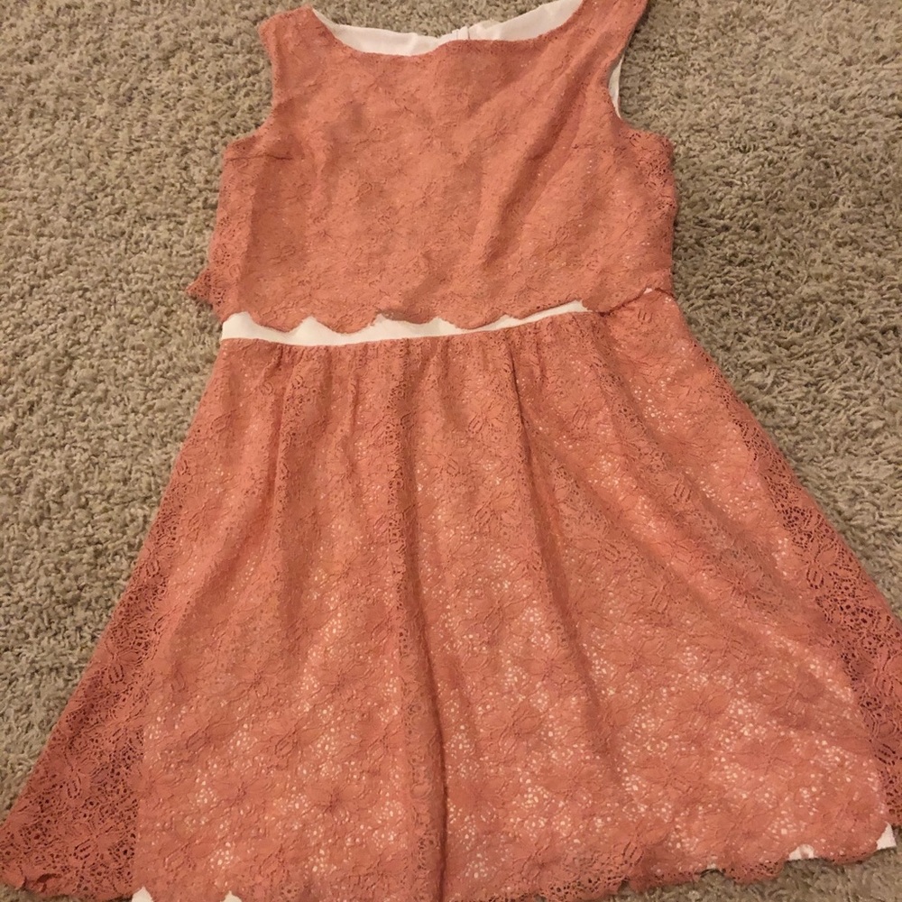Lace kids dress